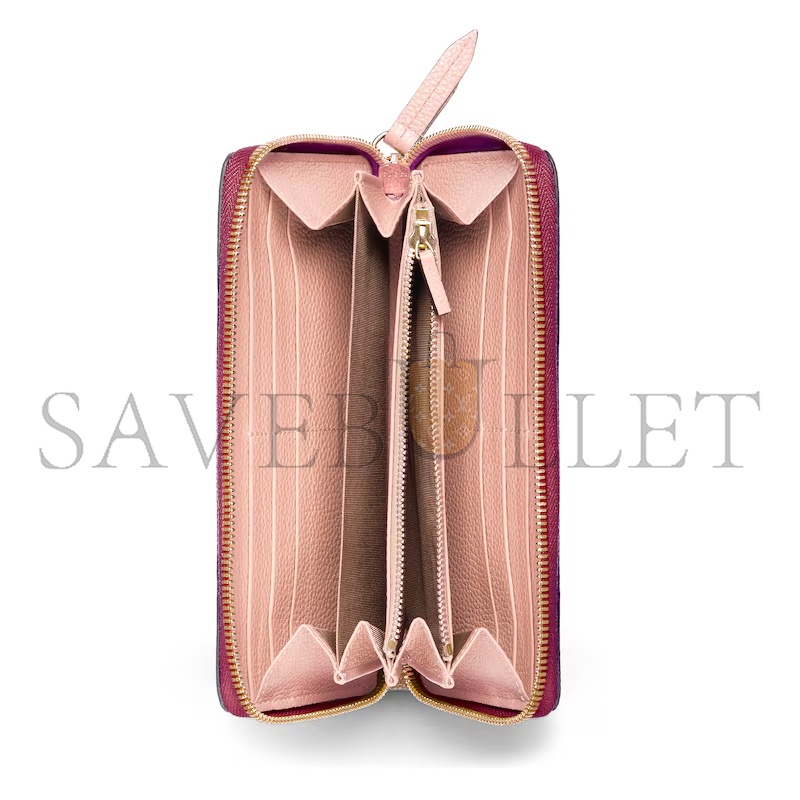 GUCCI BI-COLOR GG MARMONT ZIP AROUND WALLET 456117 (19*10.5*2cm)